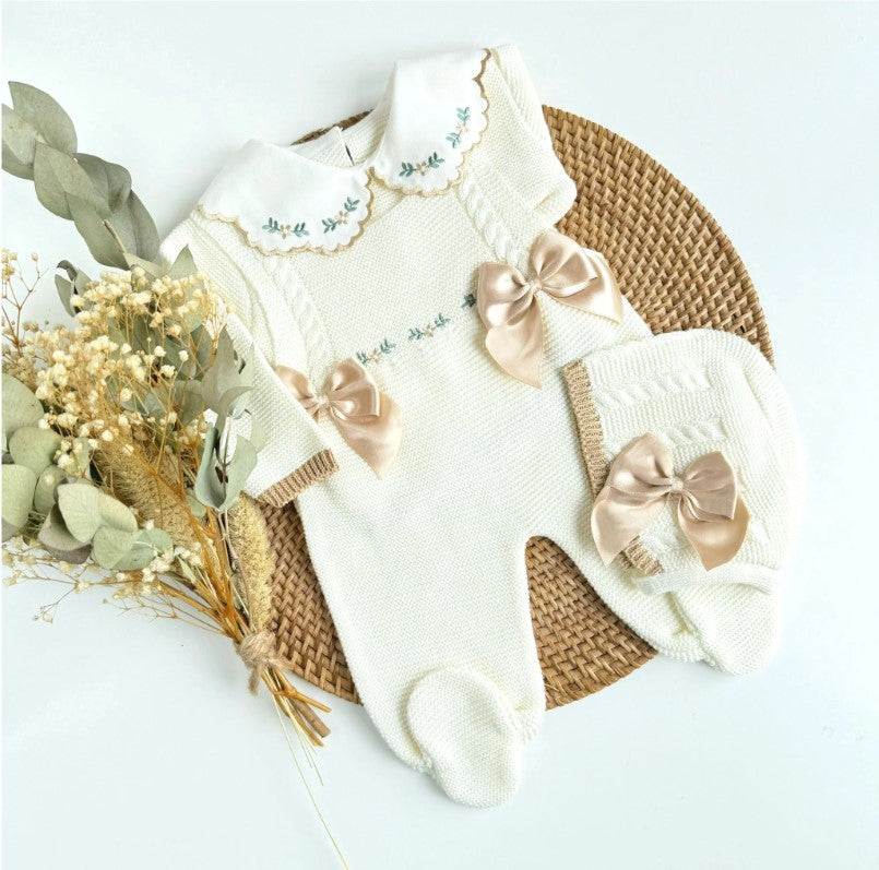 Flowers knitted Outfit- Multiple Colors