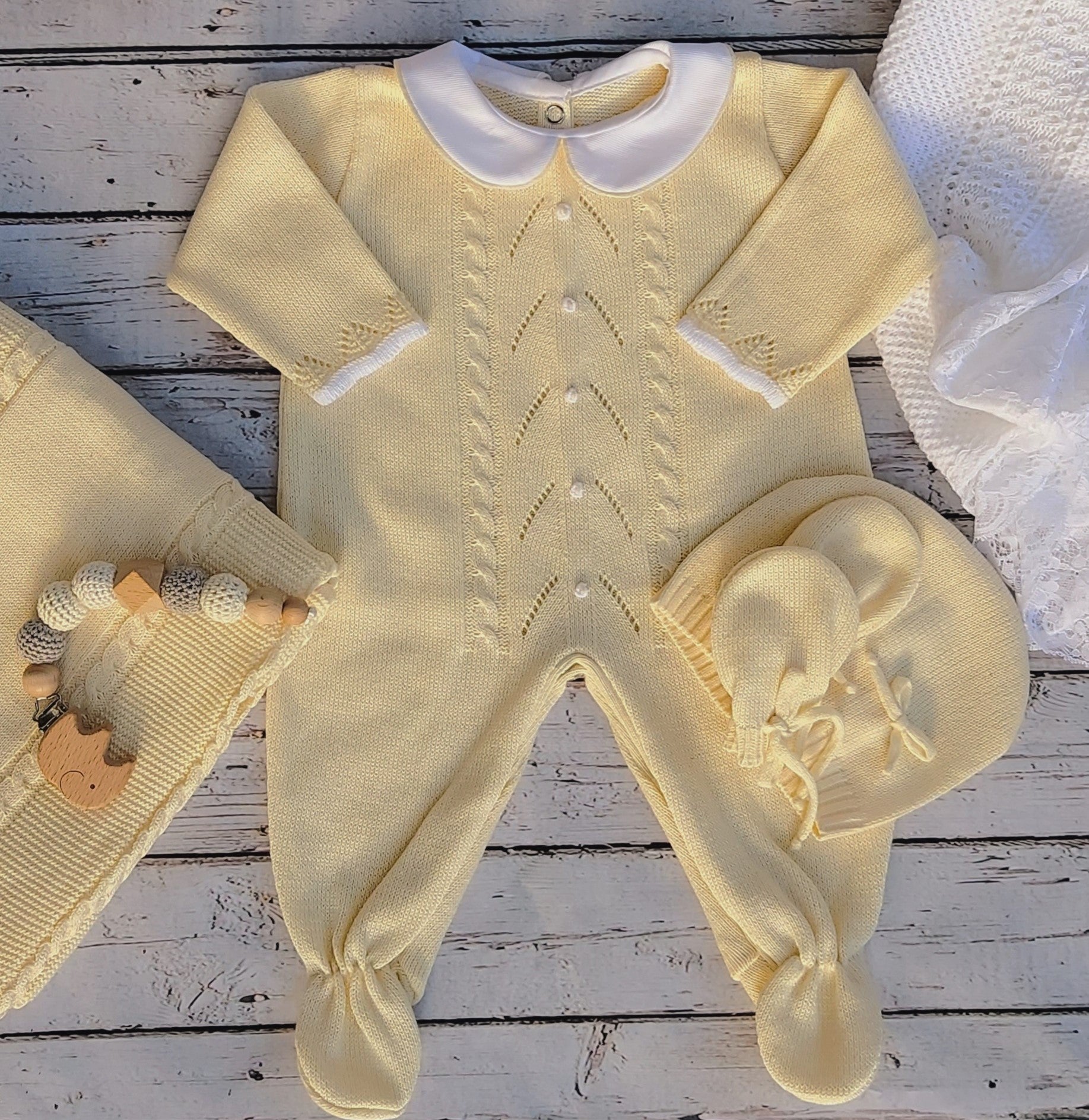 Newborn boy Coming Home Outfit, Baby Knitted Outfit, Baby girl take home Spanish baby set Christening outfit baby boy newborn knitted set, baby girl knit outfit