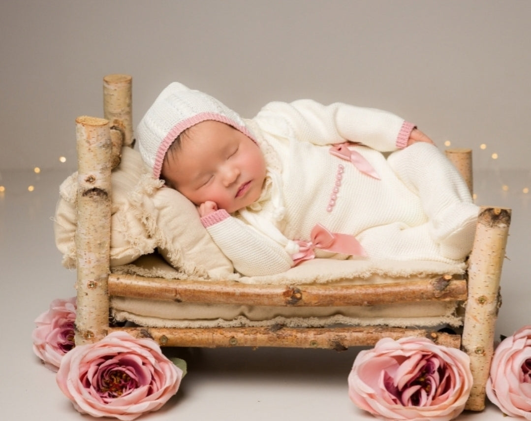 Bella in Ivory & Old Rose