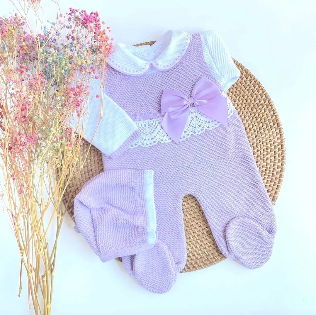 Romana knitted Outfit - Lilac